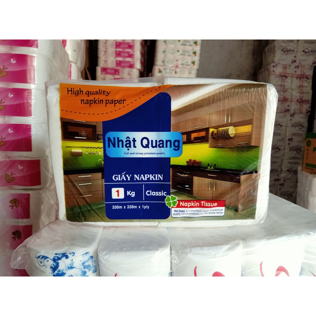 GIẤY ĂN VUÔNG NHẬT QUANG BỊCH 1KG