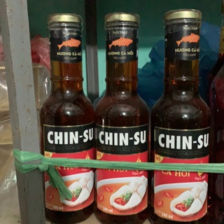Nước mắm Chinsu cá hồi 500ml chai sành