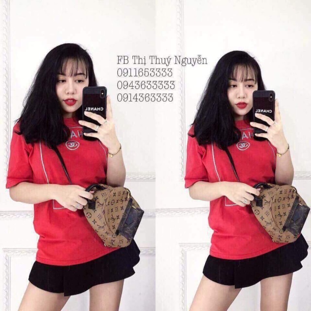 Áo thun in nhũ