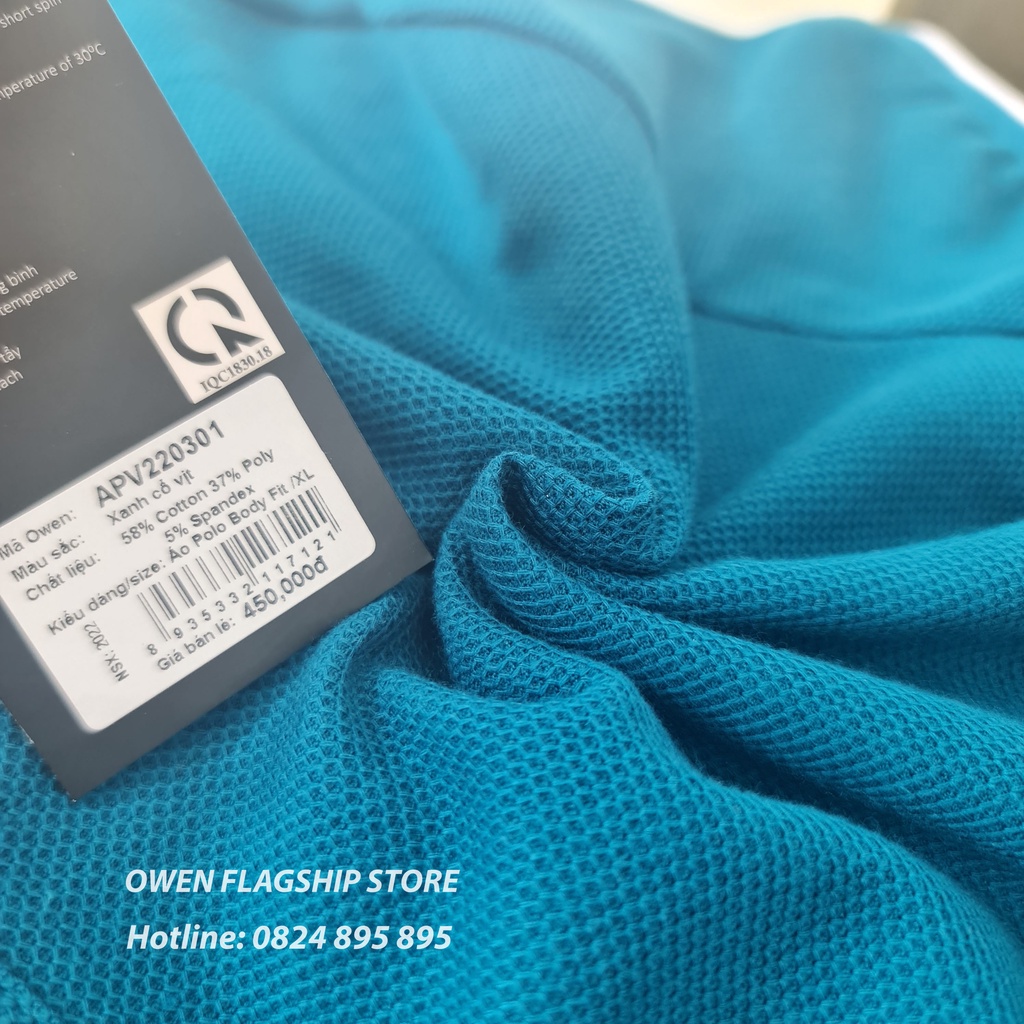 OWEN -  Áo Polo nam Owen chất liệu cotton co dãn thoáng mát - APV220301 - OWEN Flagship Store