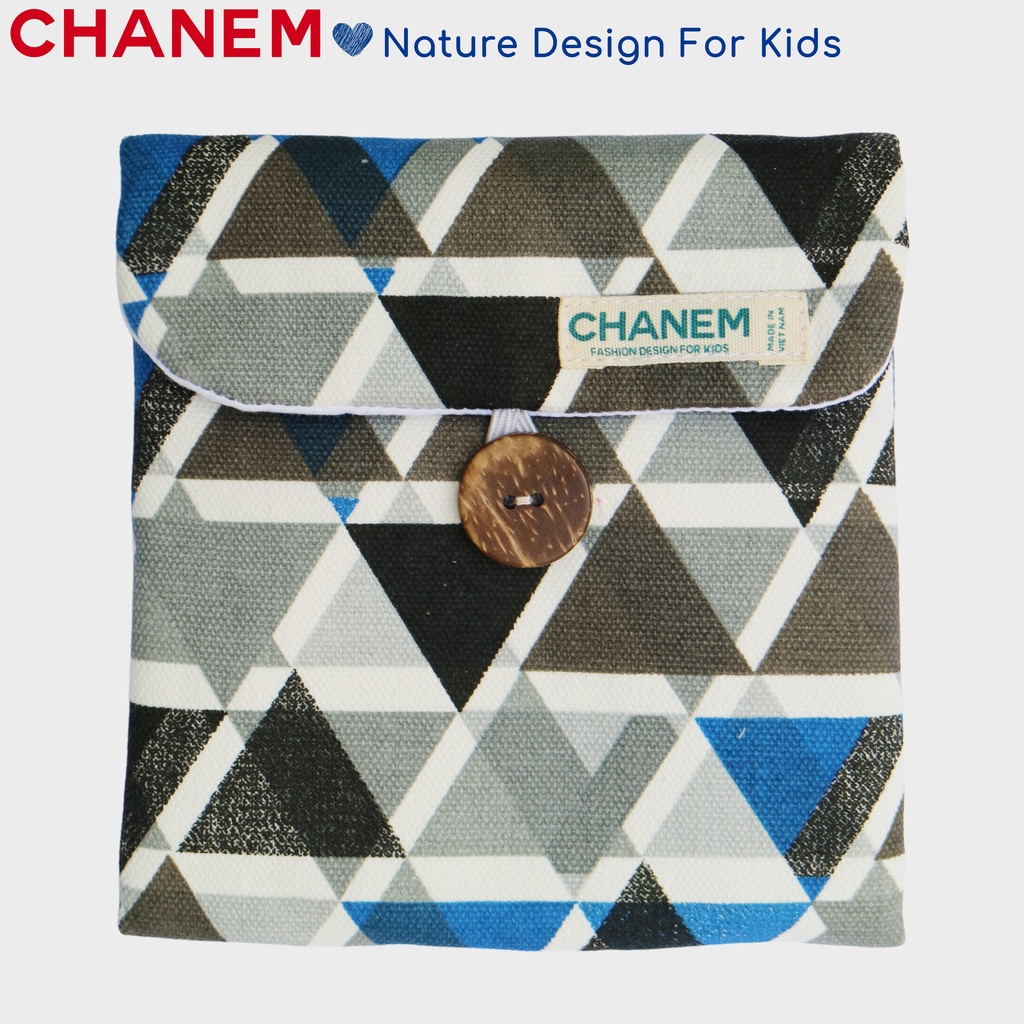 Túi đựng băng vệ sinh, son môi, mỹ phẩm CHANEM SPECIAL cỡ lớn mẫu dễ thương size 13x13cm Made in Việt Nam
