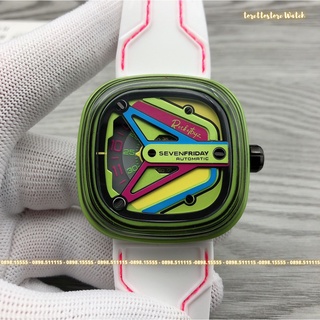 Đồng Hồ Nam [Sevenfriday - M3/03] - Automatic - Hộp Gỗ, Sách, Thẻ Bảo Hành 2 năm , Khăn, Dây Cao Su Cao Cấp Tặng Kèm