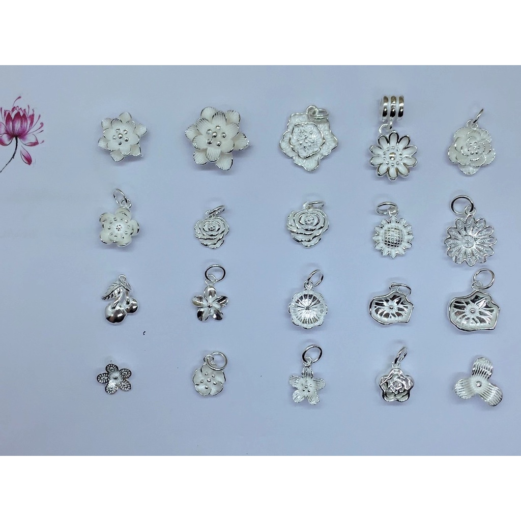 Combo Charm Bạc 925 nhiều loại - Charm Bạc 925 - Mã CBCB01