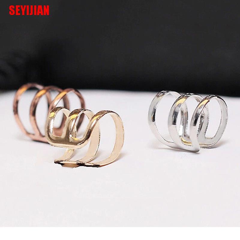 (SEY) Khuyên Kẹp Vành Tai Không Xỏ Phong Cách Punk Rock Thời Trang Unisex