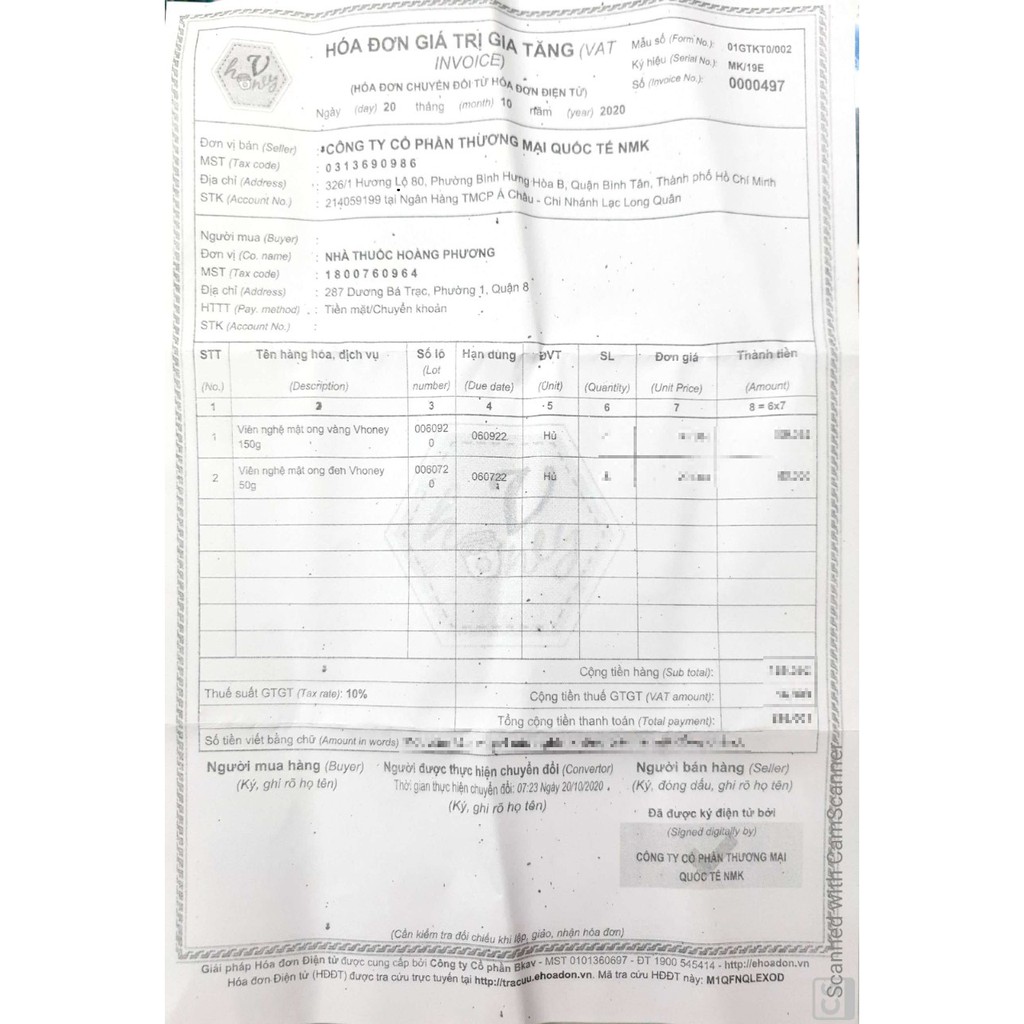 Viên Nghệ Đen Mật Ong Vhoney