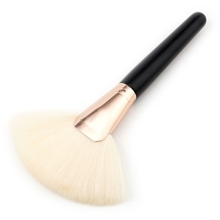 Makeup Large Fan Goat Hair Blush Face Powder Foundation Cosmetic Brush