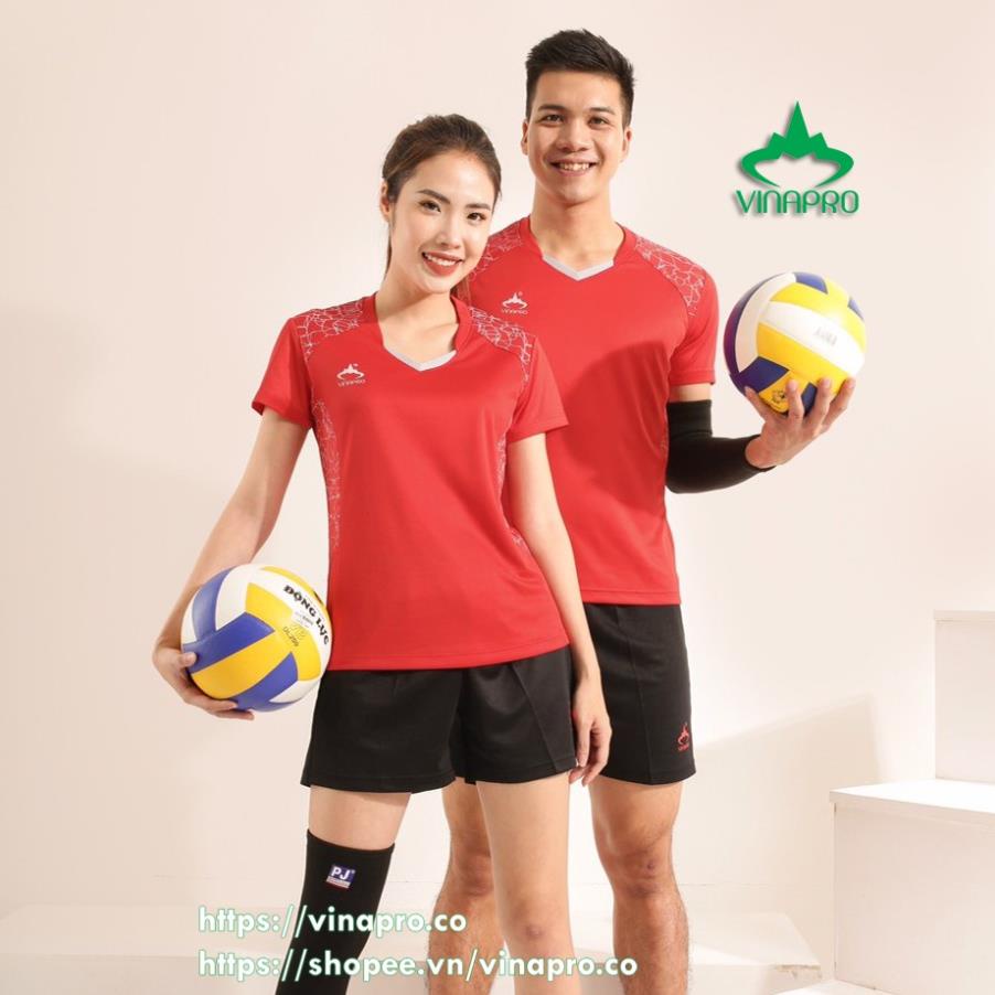 Bộ quần áo bóng đá quần áo cầu lông áo bóng chuyền nữ Vinapro B02 chất liệu thun mè kiểu cao cấp
