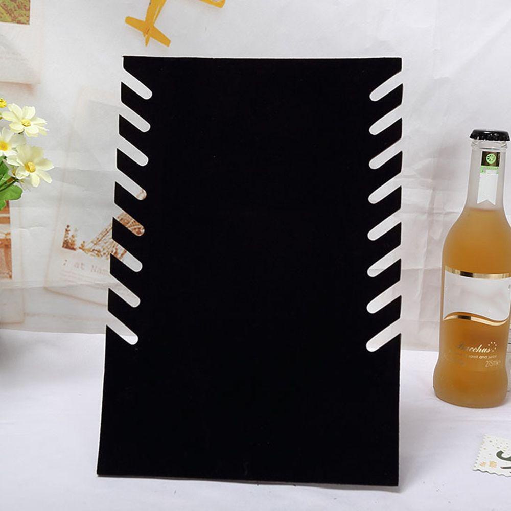 ANEMONE Giá Đỡ Trưng Bày Trang Sức 8 Ngăn Bằng Nhung Màu Trơn Phong Cách Vintage