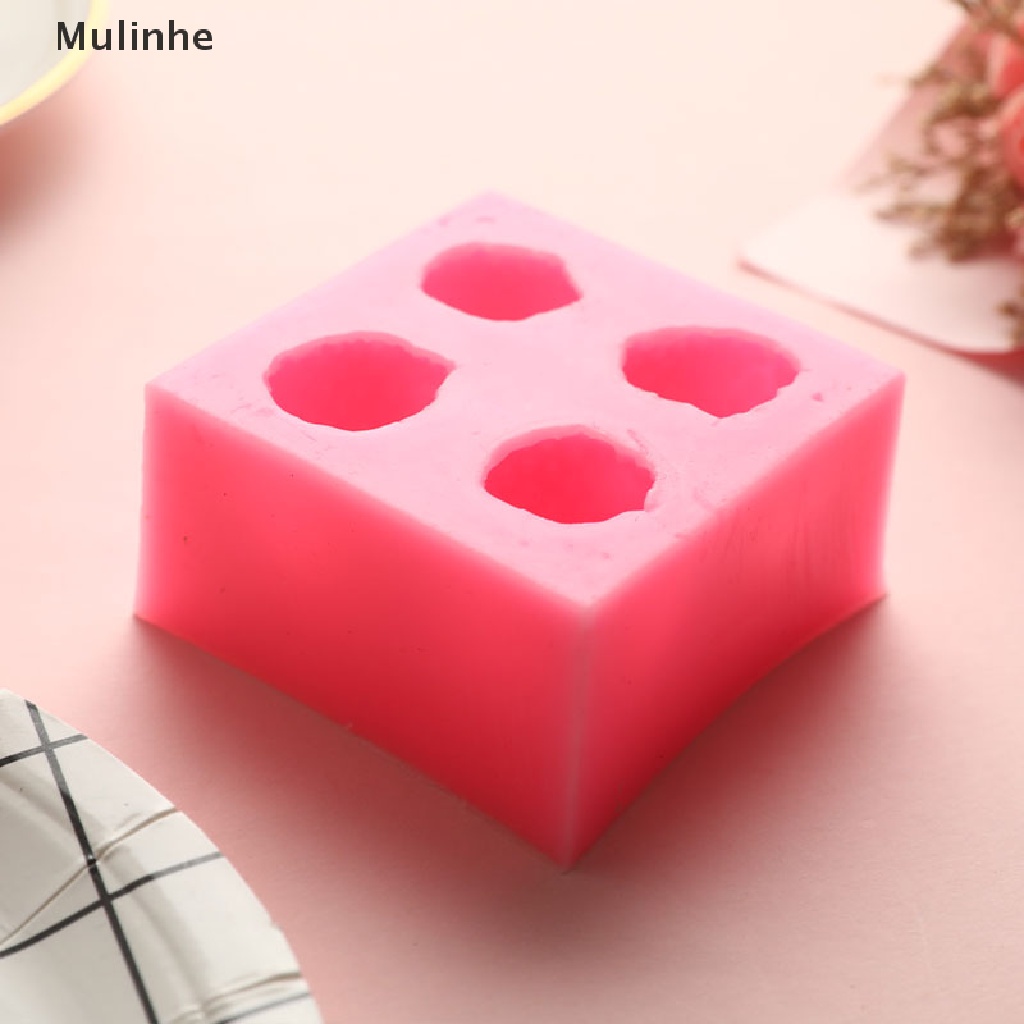 Khuôn silicone làm bánh kẹo hình quả dâu tây đáng yêu