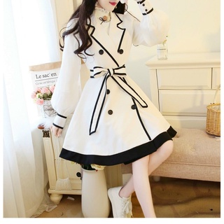 Thanh lý (Đầm vest nữ thiết kế màu trắng )