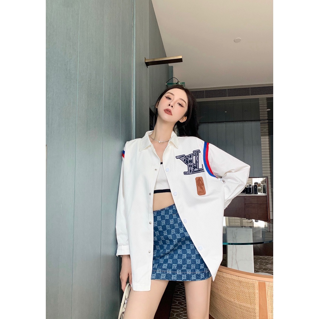 Áo sơ mi LouisVuitton x NBA1 Baseball FW21
