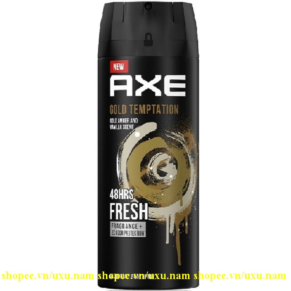 Xịt Khử Mùi Axe 135ml Gold, Của Hàng Chính Hãng.