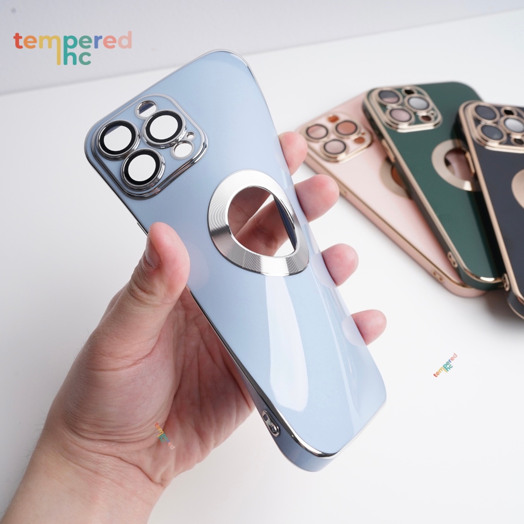 Mới!! Ultra Ốp Điện Thoại Mạ Siêu Mỏng Cho IPHONE XR X XS MAX 11 12 13 PRO MAX )