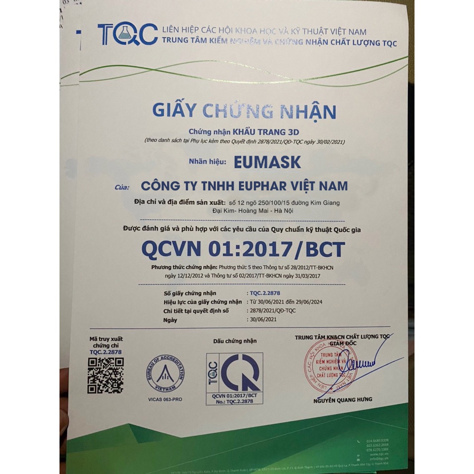 10 CHIẾC Khẩu trang  4d KF94 EUMASK Chống Bụi Mịn Và Kháng Khuẩn Hàng đẹp khẩu trang y tế kiểu dáng Hàn Quốc | BigBuy360 - bigbuy360.vn