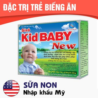 Siro Kid BaBy New Giúp Bé Cao Lớn Khoẻ Mạnh Thông Minh (20 ống x 10ml)