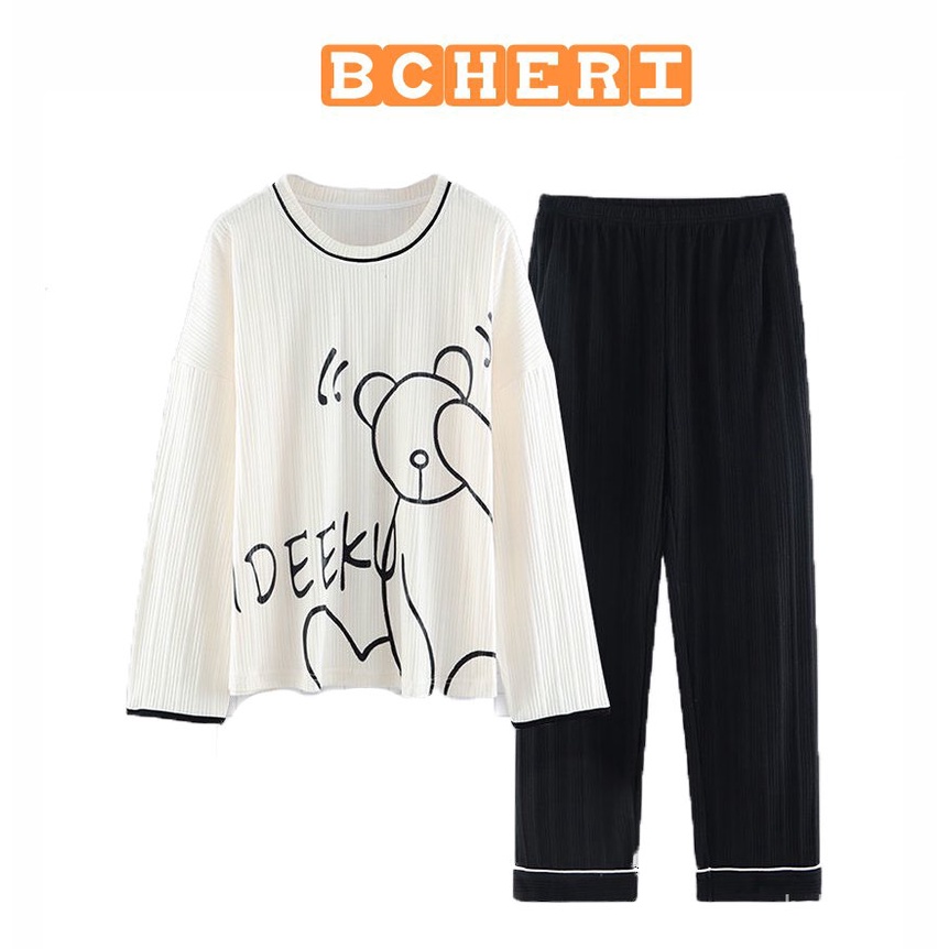 bộ ngủ nữ 20 mẫu thu đông cotton cao cấp dễ thương đồ mặc nhà