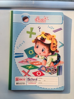 Vở 4 ô li (2,5 x 2,5)mm