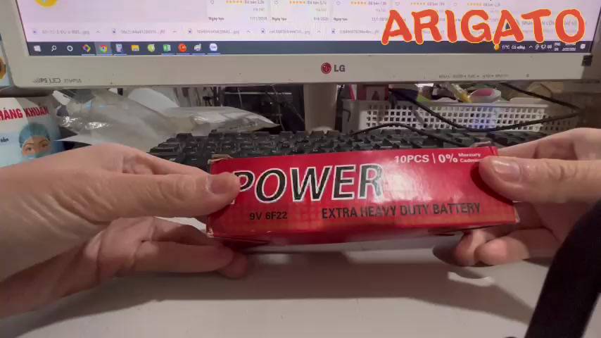 Pin 9v vuông giá rẻ Pin Tcbest xịn dùng cho test mạng và mic ARIGATO PV9V | BigBuy360 - bigbuy360.vn