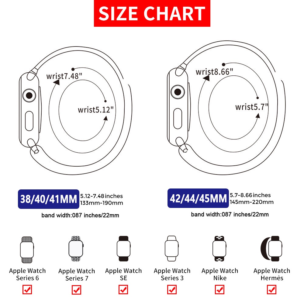 Dây Nylon Đeo Thay Thế Cho Đồng Hồ Thông Minh Apple Watch Series 765 45Mm 41mm44mm 40Mm Iwatch 4 3 42Mm 38Mm