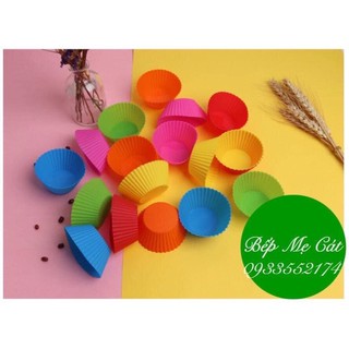 Khuôn bánh muffin silicon đường kính 7cm