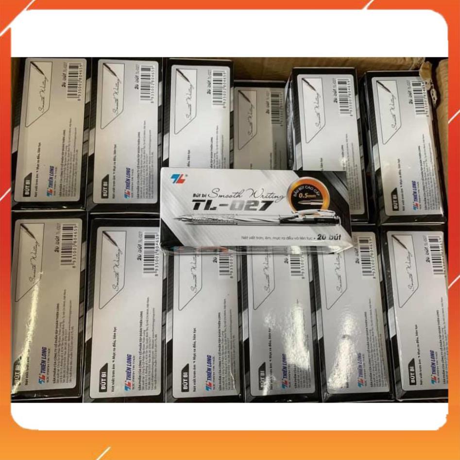 HỘP 20 BÚT BI XANH, ĐEN SIÊU TIẾT KIỆM - 027