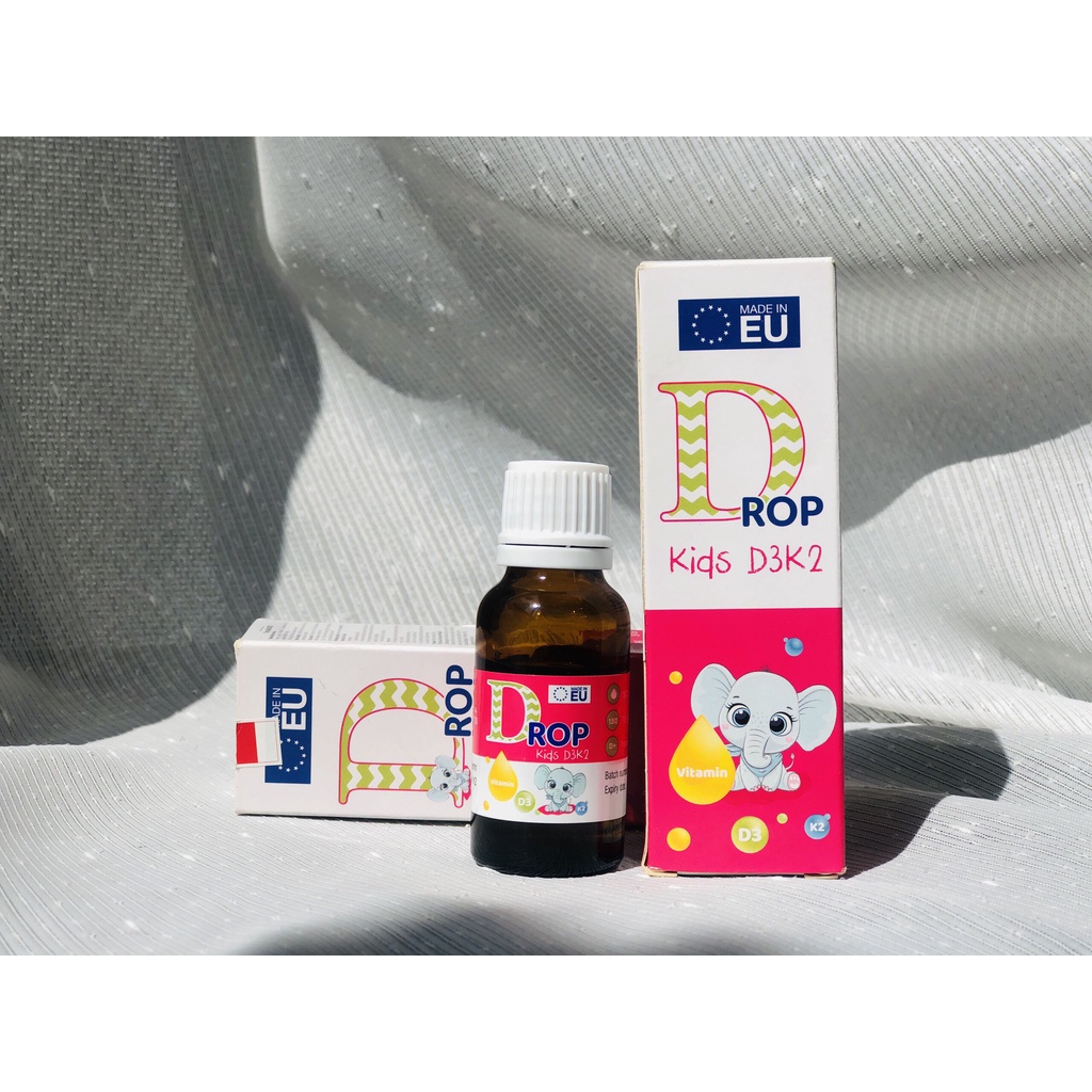 Vitamin D3K2(MK7) giúp bé ngủ ngon, hấp thu tối đa canxi - DropKids