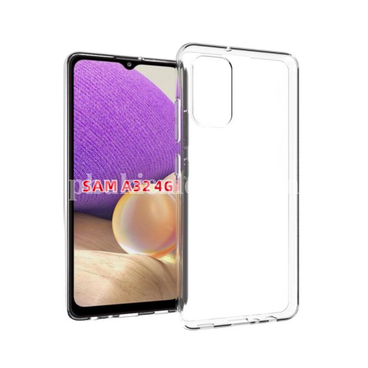 Ốp Lưng Silicon Trong Suốt Cho Samsung Galaxy A32 - 4G