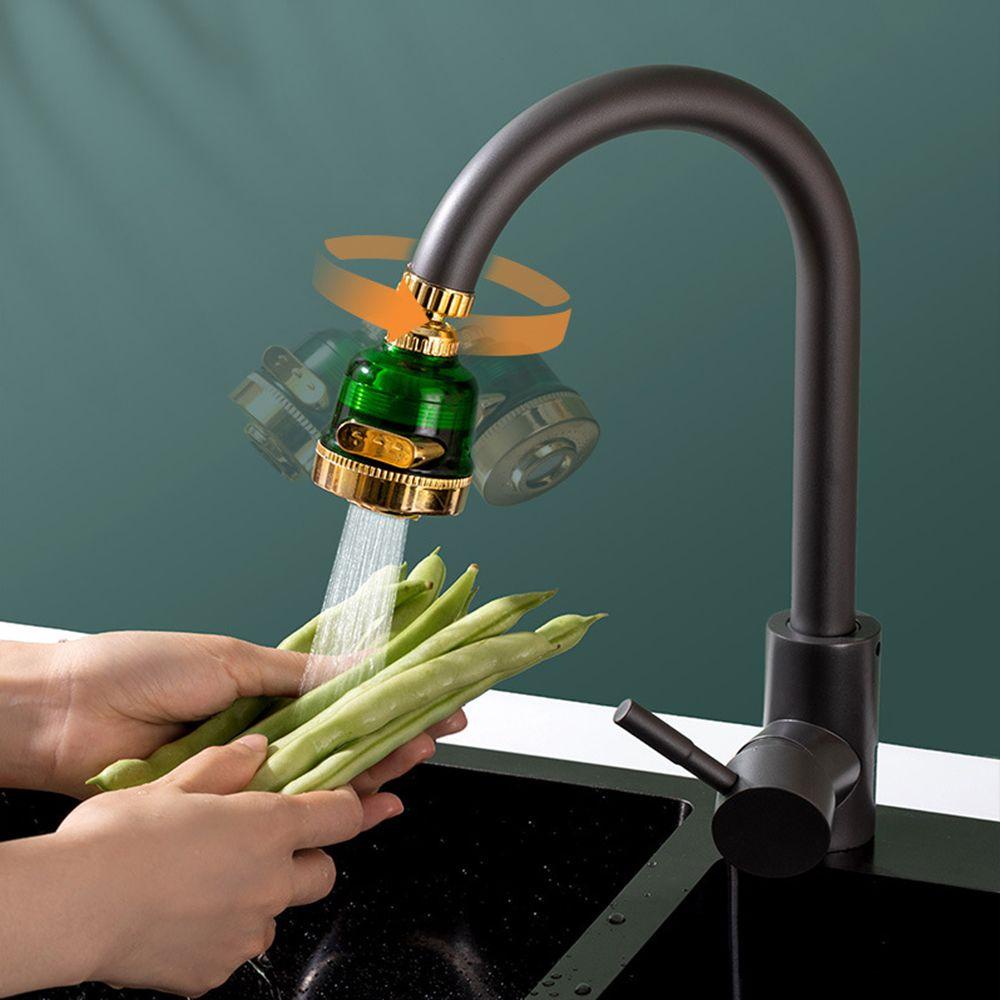 PISTA Vòi Nước Nhà Bếp Xoay 360 Độ Sang Trọng 3 Chế Độ° Đầu Vòi Lọc Nước Chống Bắn Tung Tóe Dạng Xoay Tiện Lợi