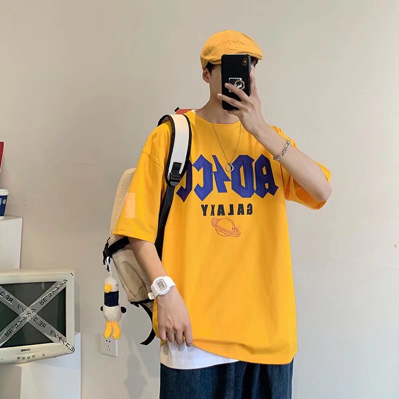 Áo Thun Tay Ngắn In Chữ M-8XL Thời Trang Cho Nam