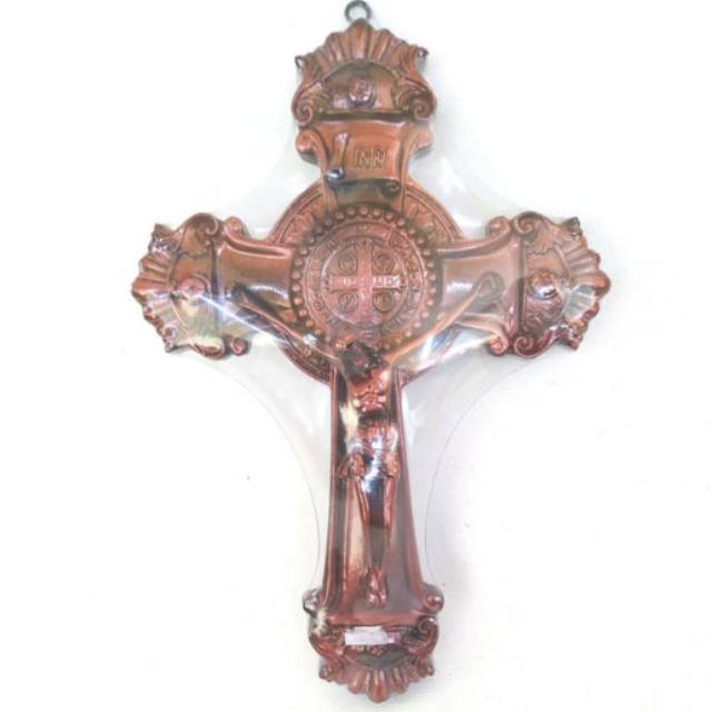 Dây Treo Trang Trí Hình Thánh Giá Chúa Jesus Bằng Đồng 26cm