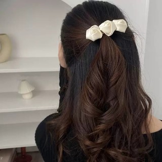 Kẹp tóc hoa hồng kiểu Pháp thanh lịch TOC35