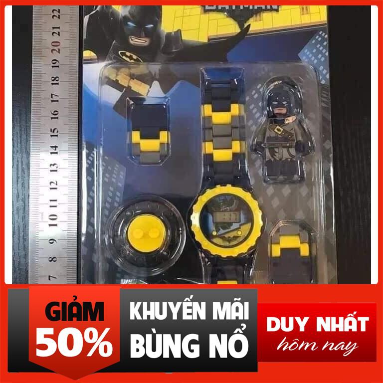 [ Sale Off ] Đồng hồ lắp ráp lego cho bé thời trang trẻ em