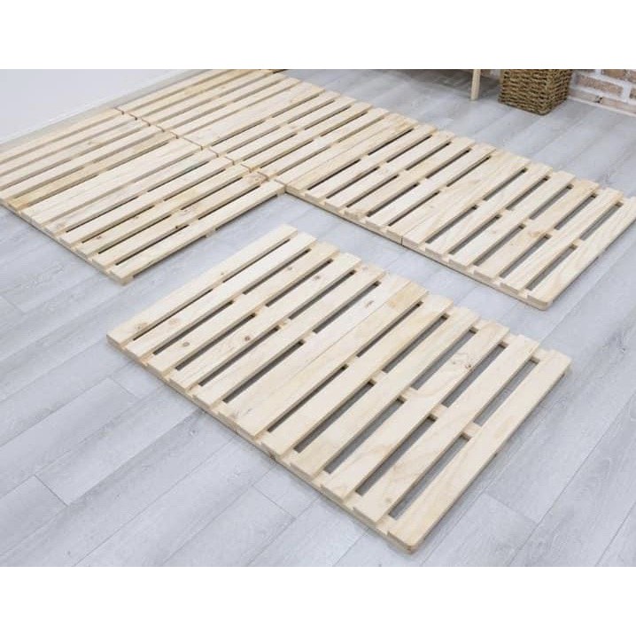 Giường Gỗ Tự Nhiên gấp gọn❤️DE' PALLET❤️Giường ngủ thông minh giá rẻ - Mùi thơm tự nhiên Nhiều kích thước tiện lợi | BigBuy360 - bigbuy360.vn