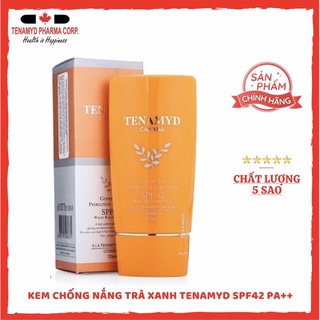 Kem chống nắng trà xanh Tenamyd SPF 42/PA++ chống lão hóa, dưỡng da trắng sáng.