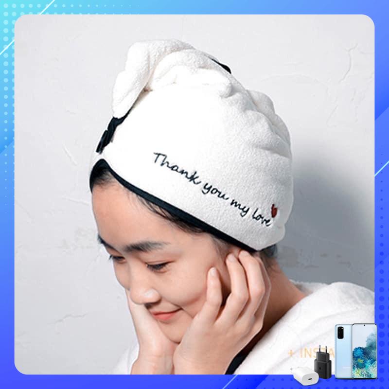 Khăn ủ tóc siêu thấm cotton siêu mềm