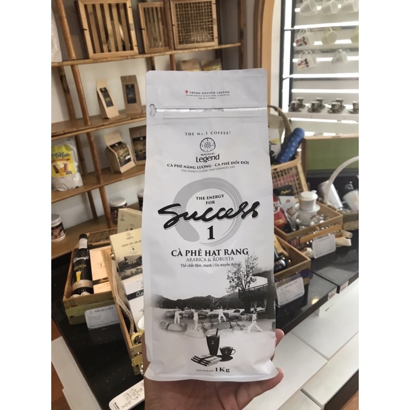 CÀ PHÊ TRUNG NGUYÊN HẠT RANG SUCCESS 1 - CAFE PHA MÁY ĐẬM VỊ