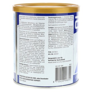 Sữa Bột Ensure Đức Nutrition Powder 400g (NỘI ĐỊA ĐỨC)