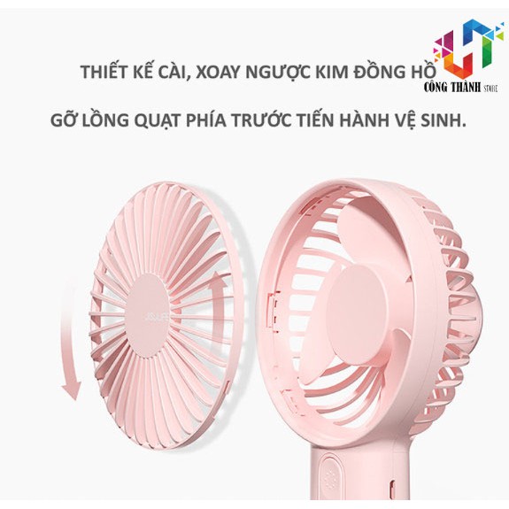 [Hàng Chính Hãng] Quạt mini cầm tay phun sương tạo ẩm 2 in 1 Jisulife F9 | BigBuy360 - bigbuy360.vn