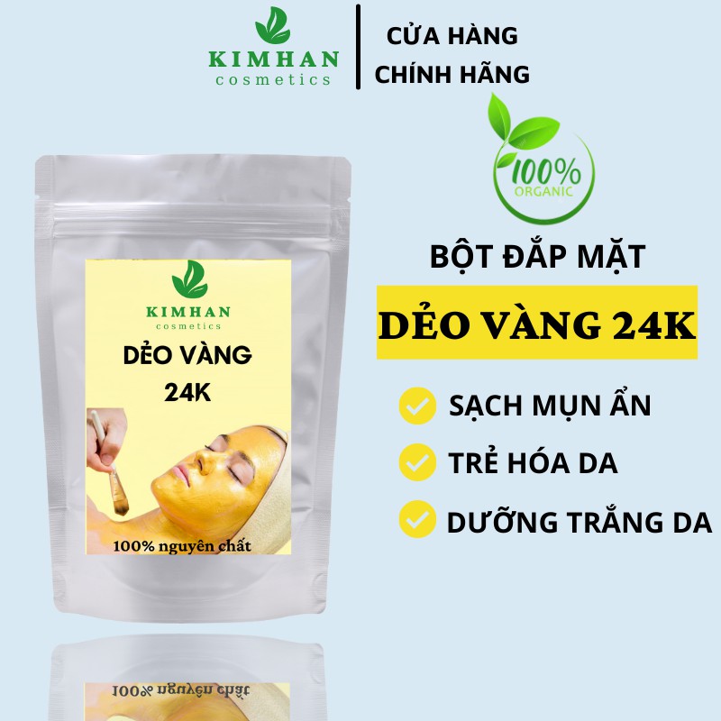 100Gr Bột Mặt nạ dẻo vàng 24k