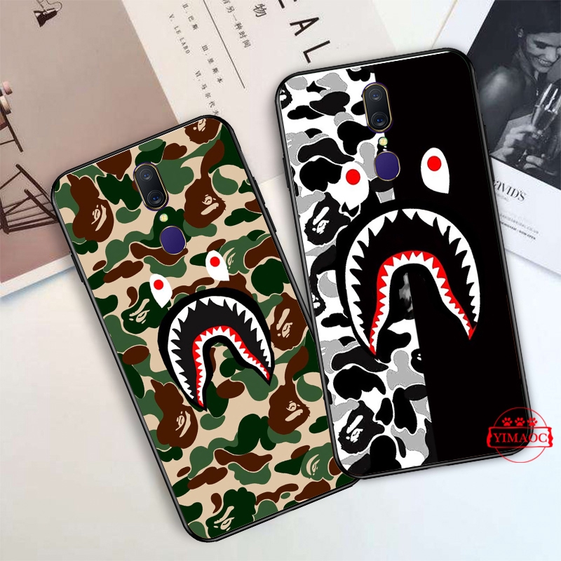 Ốp điện thoại mềm họa tiết cá mập bape 6U cho OPPO A3S A5 A37 A39 A5S A7 A59 F1S F3 A1 F5 F7 F9 | BigBuy360 - bigbuy360.vn