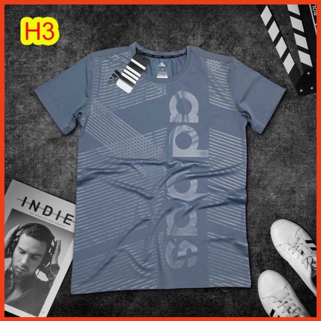 Áo thun nam cổ tròn form thể thao thời trang dập vân siêu cao tầng Nhiều Màu