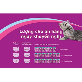 5 Gói Pate cho mèo con Whiskas Junior 80Gram