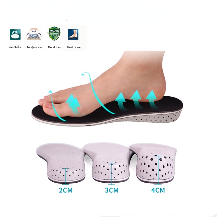 [Mới] Đệm Lót Giày Thể Thao Mềm Vô Hình Đàn Hồi Giảm Xóc Tăng Chiều Cao Thoáng Khí Thoải Mái Có Thể Cắt Ra Dành Cho Unisex