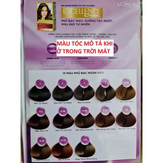 Thuốc Nhuộm Tóc Phủ Bạc LOREAL Excellence Creme