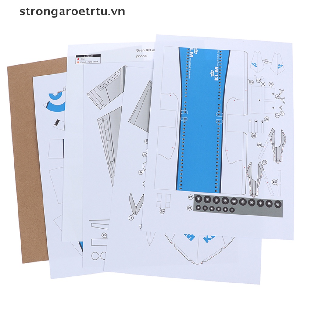 Mô Hình Máy Bay Chiến Đấu 737 3D Tỉ Lệ 1: 100