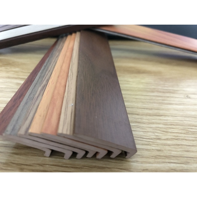 Nẹp Sàn NHựa, Nẹp Mép Sàn CHống Trượt Keo khi dán Sàn nhựa Vân gỗ