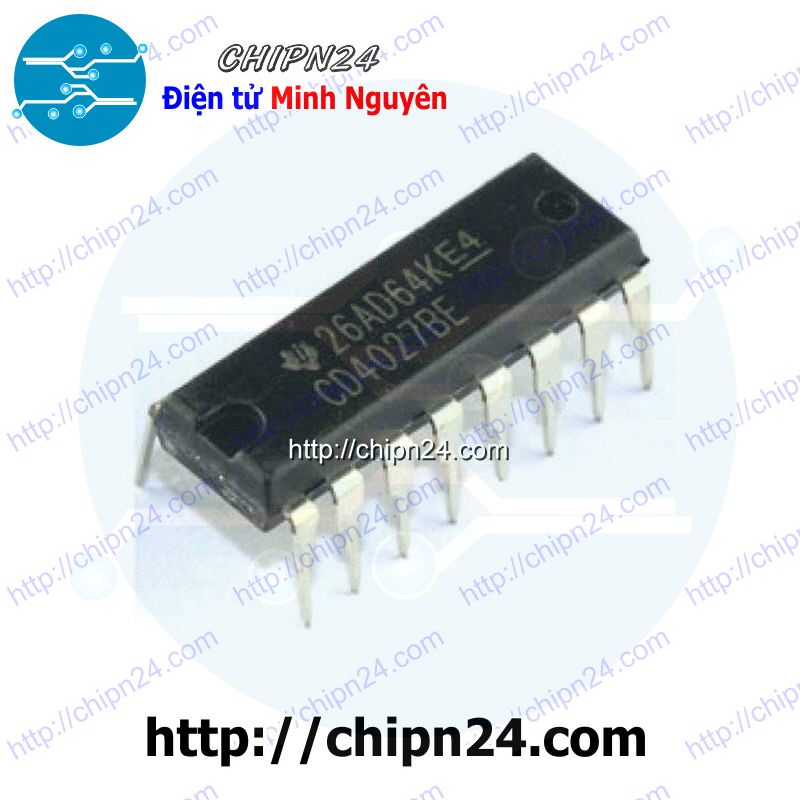 [2 CON] IC CD4027 DIP-16 (CD4027BE 4027)