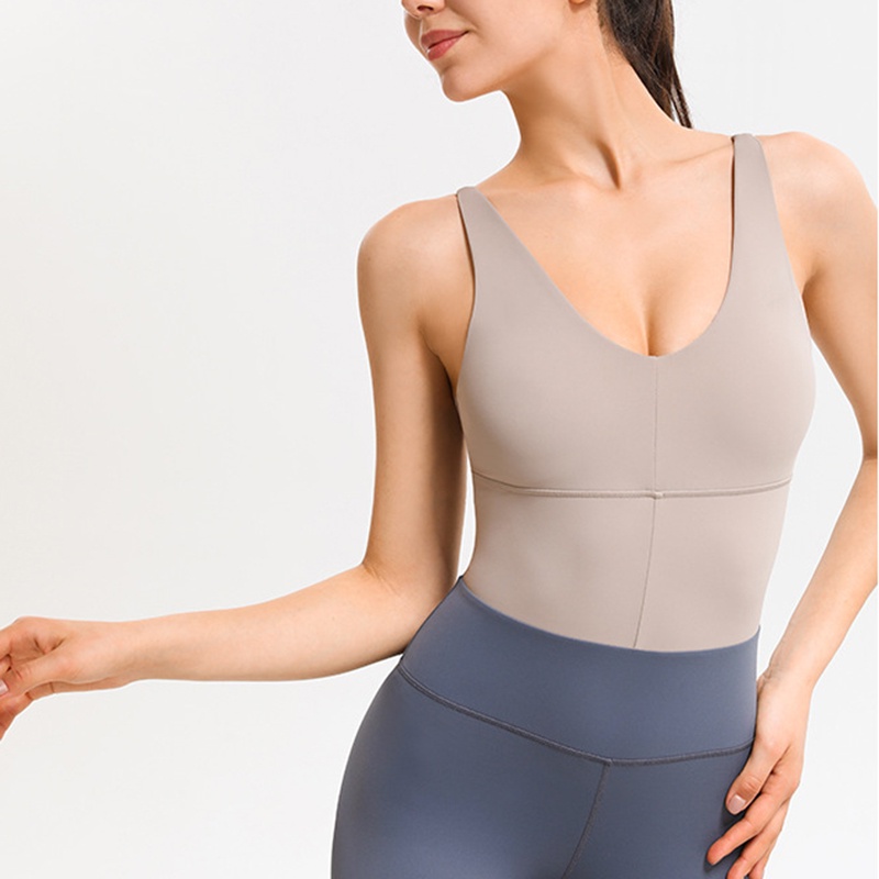 Lululemon Áo Liền Quần Ngắn Hở Lưng Thân Thiện Với Làn Da Dùng Tập Yoga / Múa Ba Lê | BigBuy360 - bigbuy360.vn