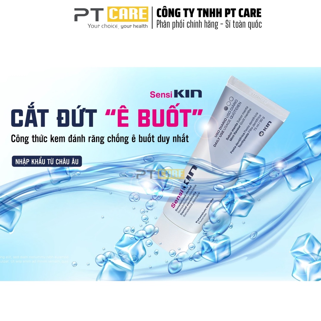 PT CARE | Gel Bôi Ngăn Ê Buốt Cấp Tính Sensikin 15ml Sensi Kin