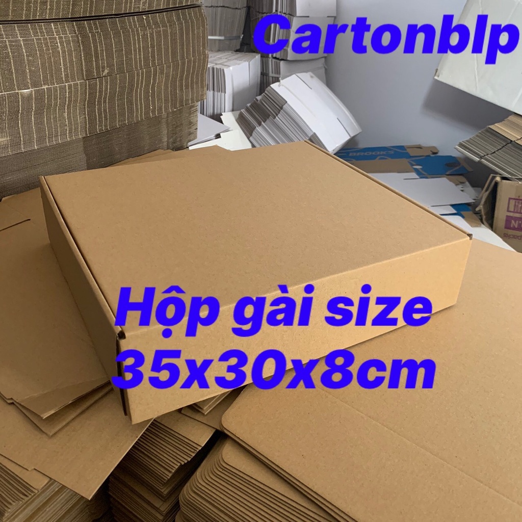 10 HỘP CARTON 35X30X8CM ĐỰNG QUÀN ÁO, PHỤ KIỆN